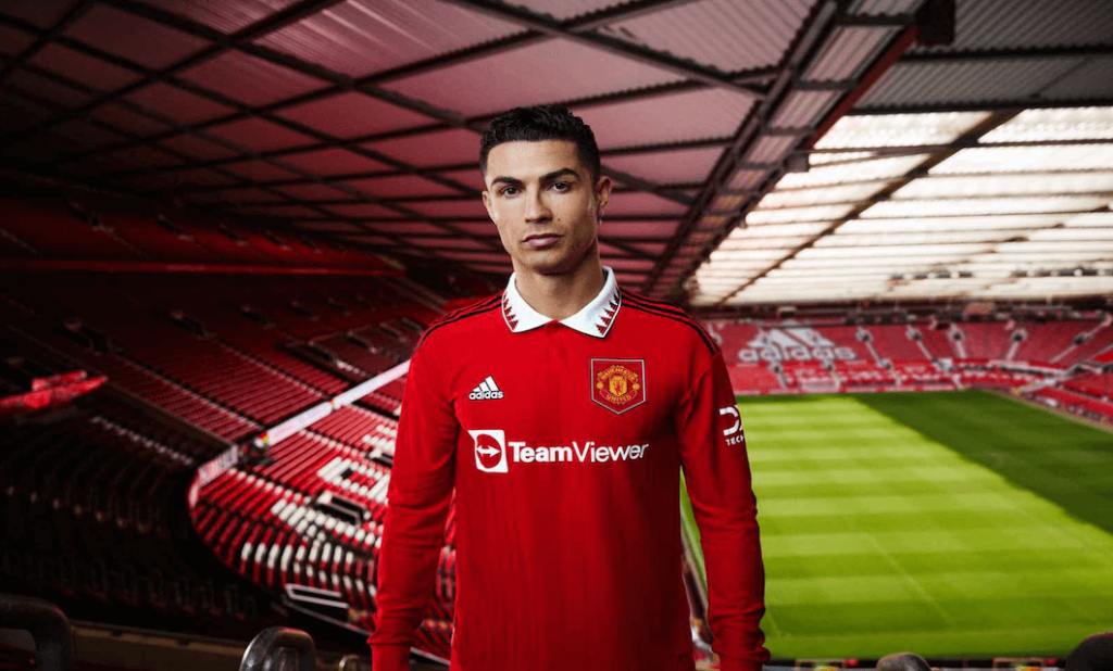 Manchester United FC Apresenta Nova Camisola Ronaldo Em Grande Plano