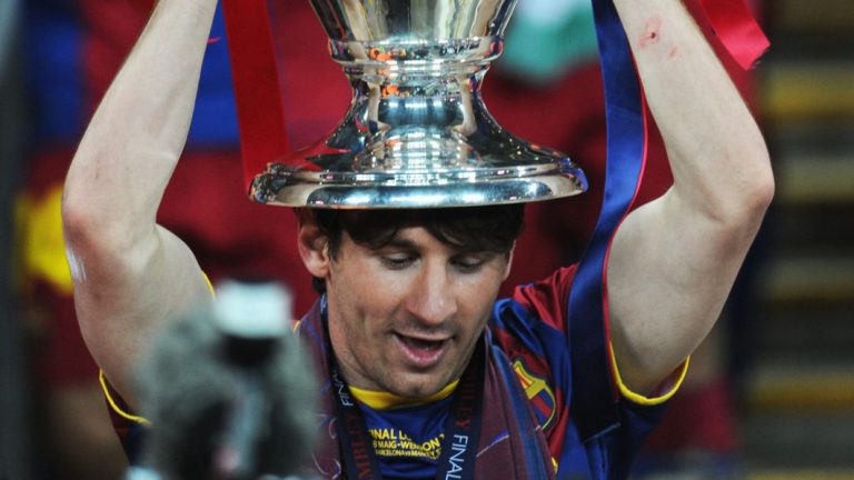 Messi Liga dos Campeões Lisboa