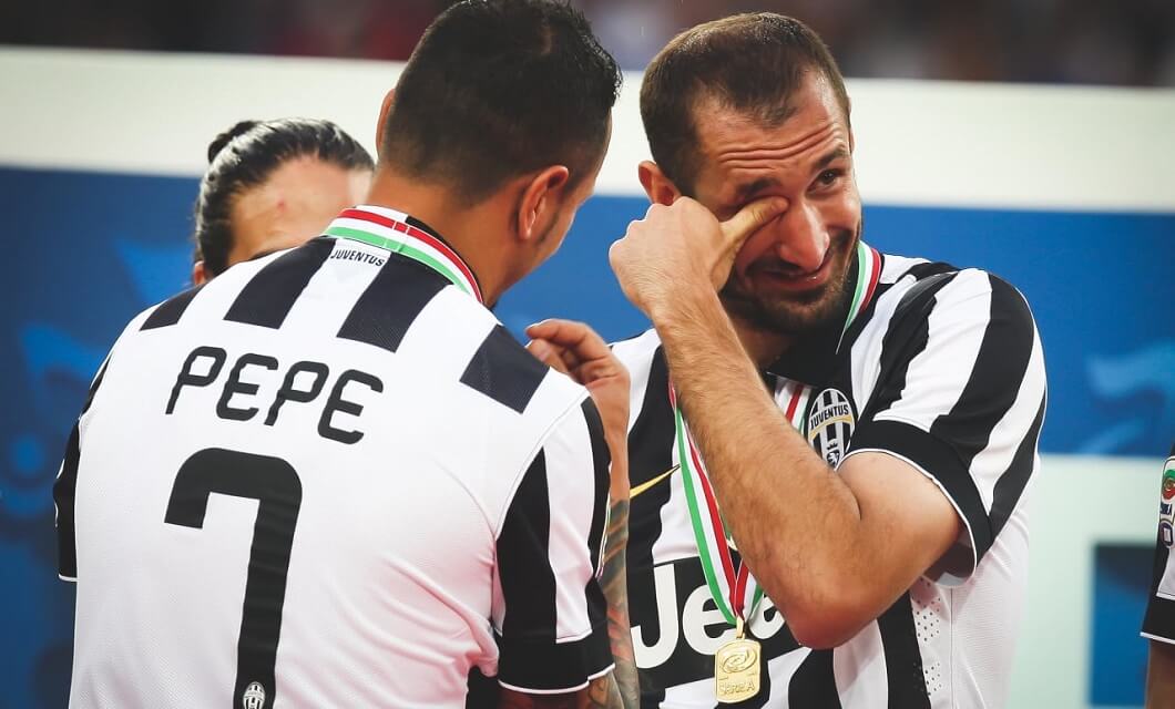 histórico a abandonar a Juventus FC