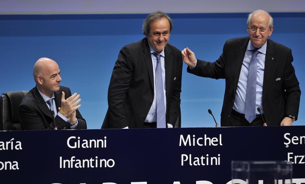 Michel Platini Gianni Infantino