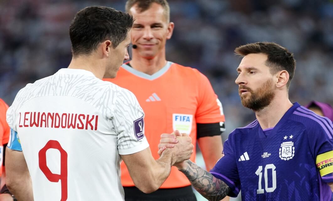 Robert Lewandowksi Leo Messi Polónia Argentina