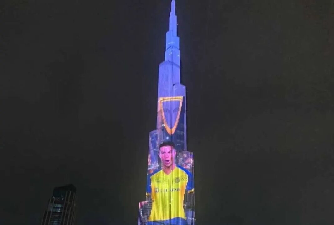 Cristiano Ronaldo Burj Khalifa