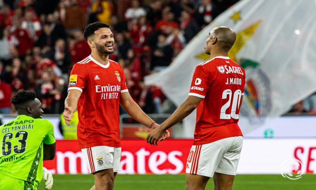 Gonçalo Ramos e João Mário Benfica