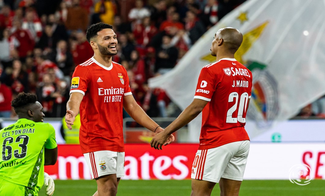 Gonçalo Ramos e João Mário Benfica