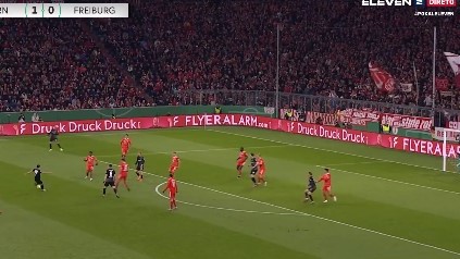 Golo de Hofler contra o Bayern