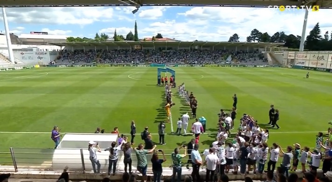 Moreirense FC Leixões SC guarda de honra