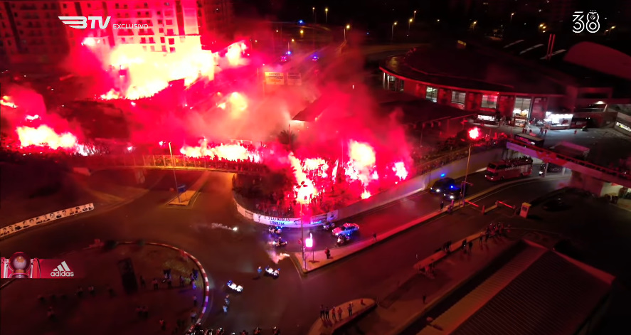 SL Benfica adeptos Marquês