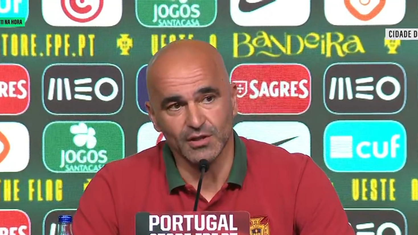 Eis os convocados de Roberto Martínez para os próximos jogos de Portugal