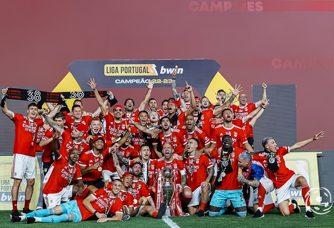 SL Benfica jogadores Campeão