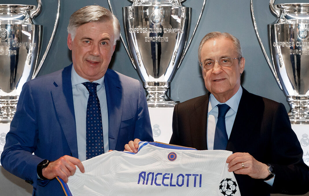 Carlo Ancelotti Florentino Pérez Real Madrid CF