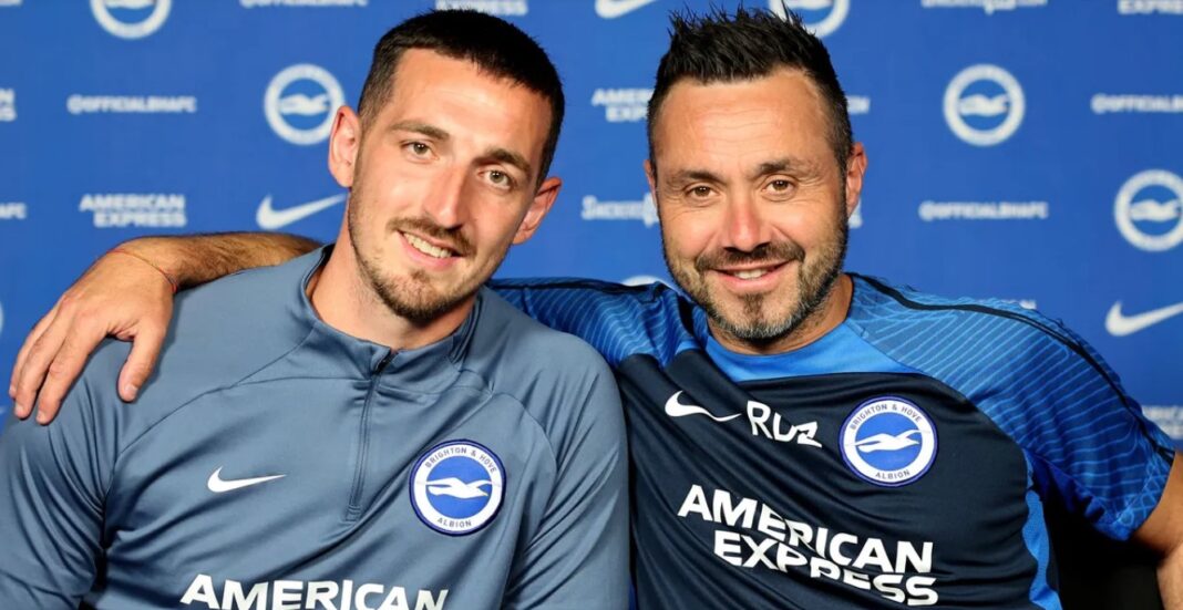 Lewis Dunk Roberto de Zerbi Brighton FC