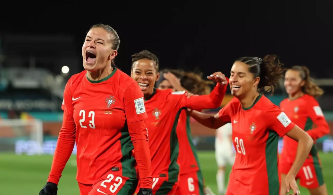 Telma Encarnação marcou o primeiro golo de Portugal
