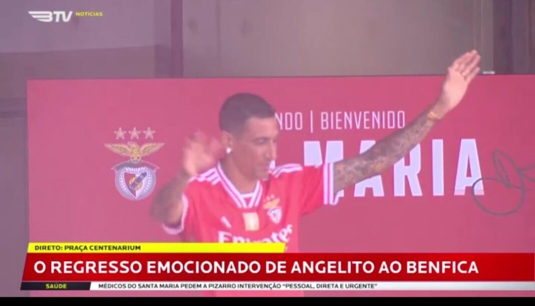 Ángel Di María no Benfica