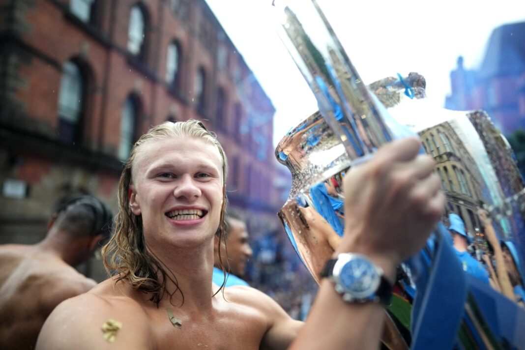 Haaland com Liga dos Campeões