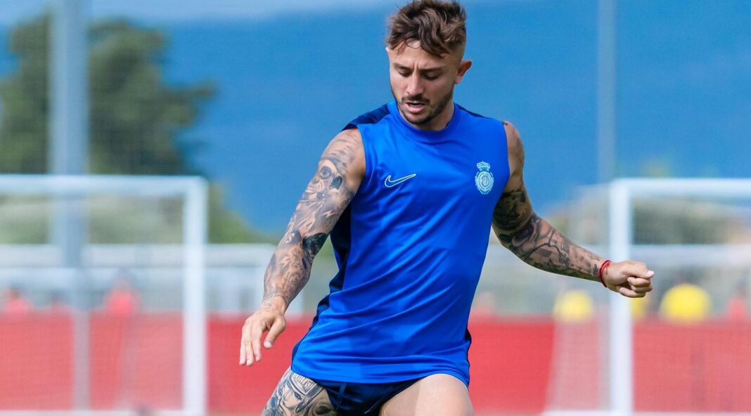 Pablo Maffeo a treinar com o Mallorca