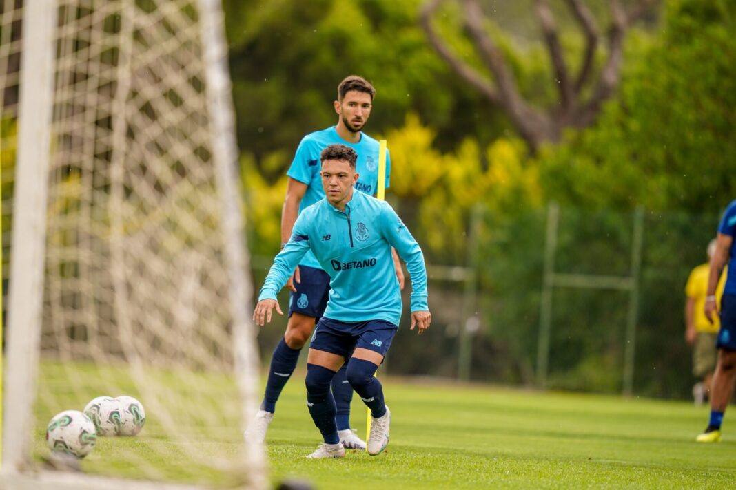 Pepê e Grujic a treinar pelo FC Porto