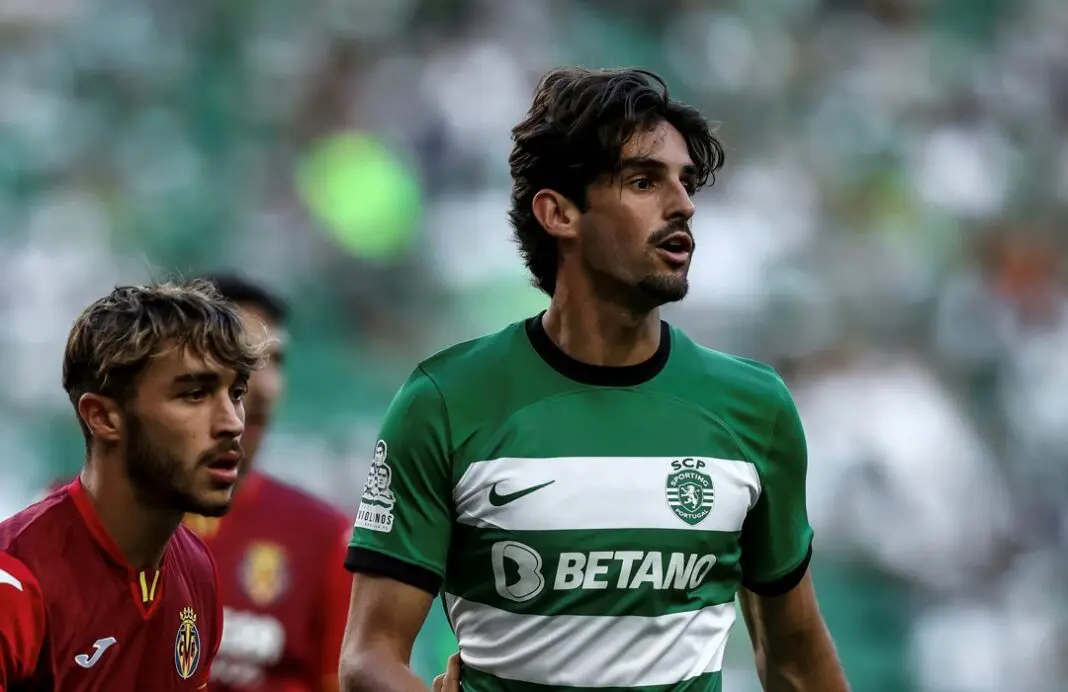 Francisco Trincão no Sporting vs Villarreal