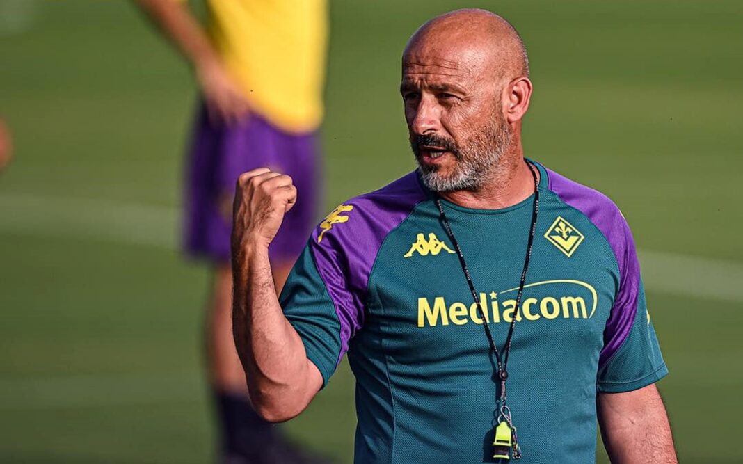 Vincenzo Italiano a treinar a Fiorentina