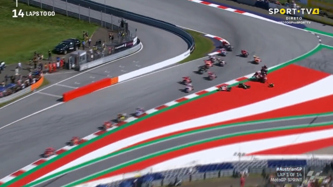 Moto GP: mais uma vez, Miguel Oliveira foi abalroado por um adversário e  desistiu da corrida ao sprint do GP da Áustria