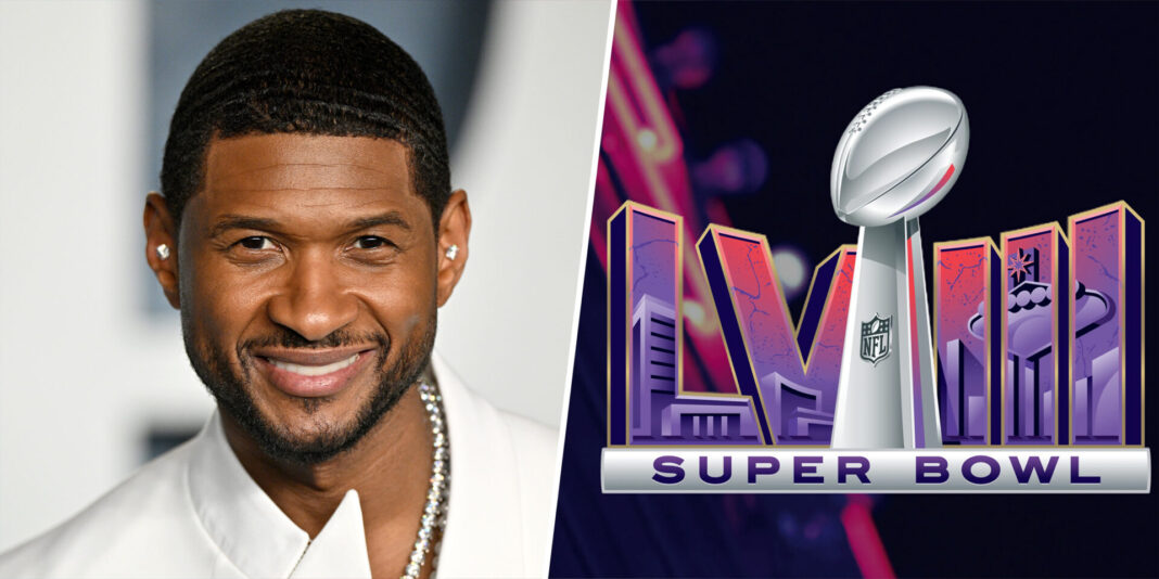 Usher vai atuar no intervalo do Super Bowl 2024