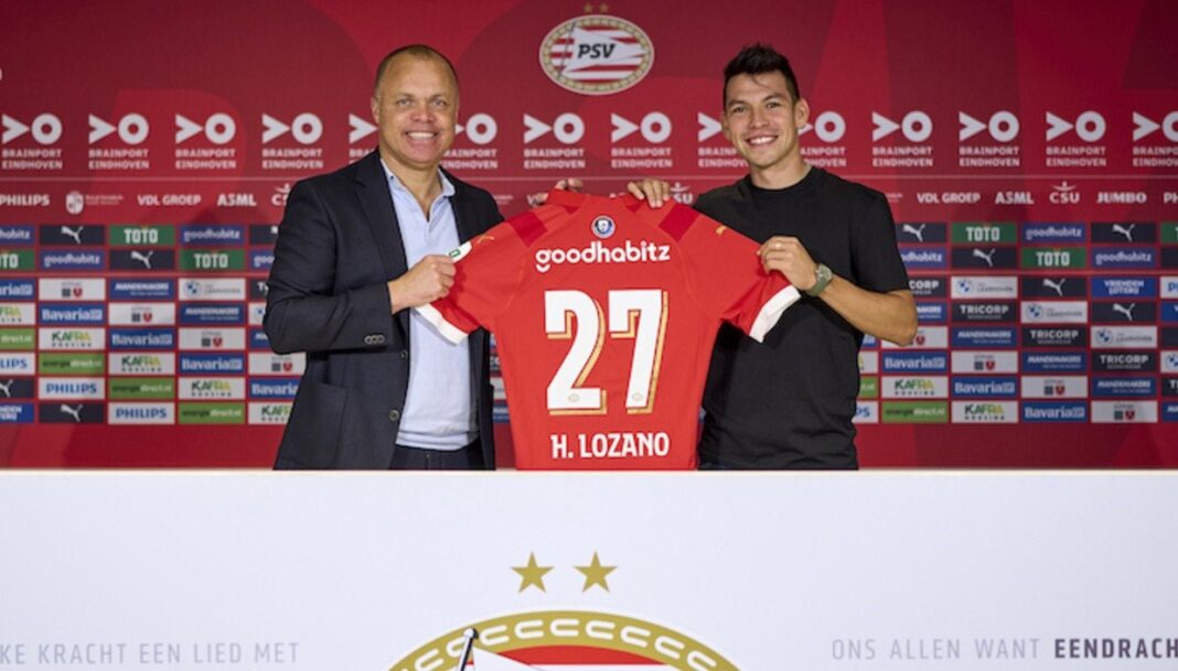 Hirving Lozano é reforço do PSV