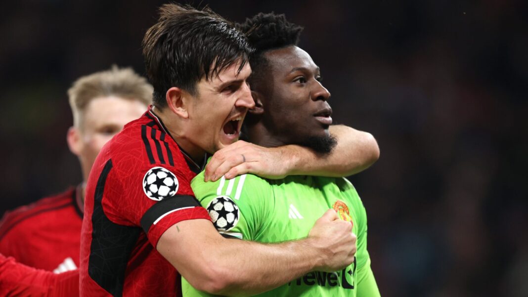 Harry Maguire André Onana Manchester United