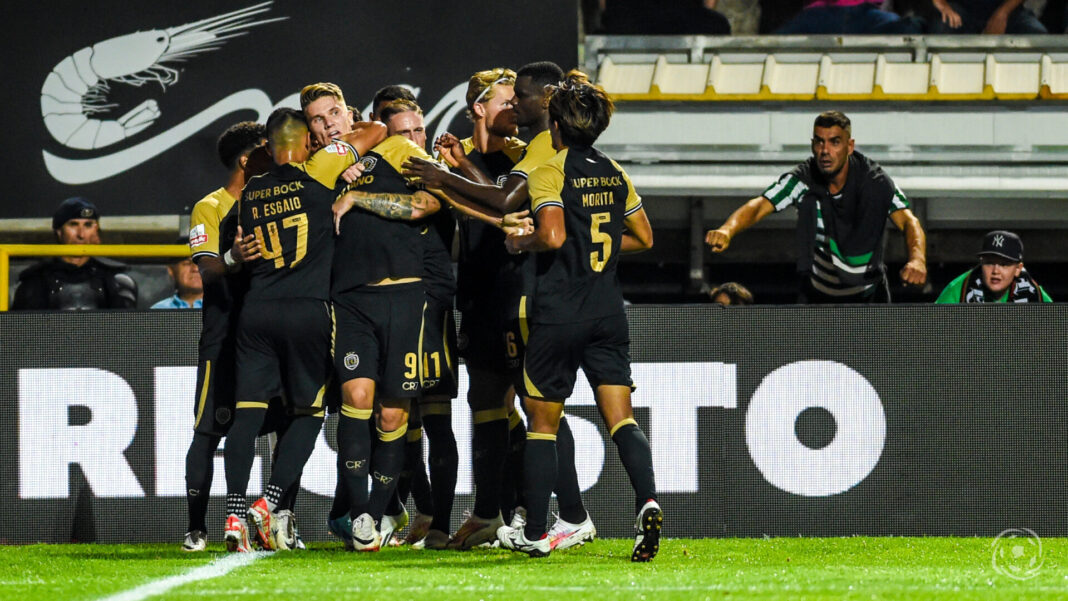 SC Farense x Sporting CP jogadores Sporting