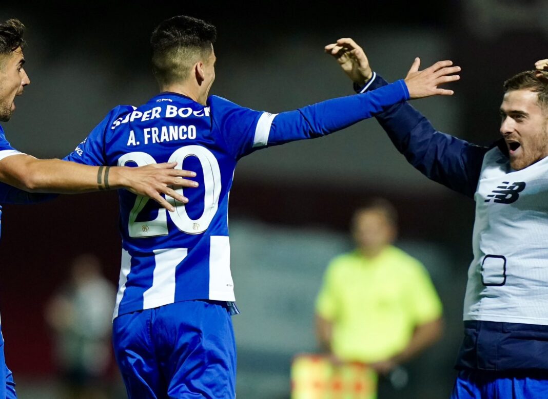 André Franco a celebrar golo pelo FC Porto