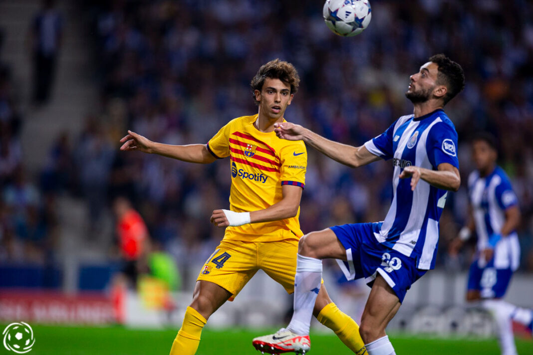 João Félix João Mário em jogo da Liga dos Campeões