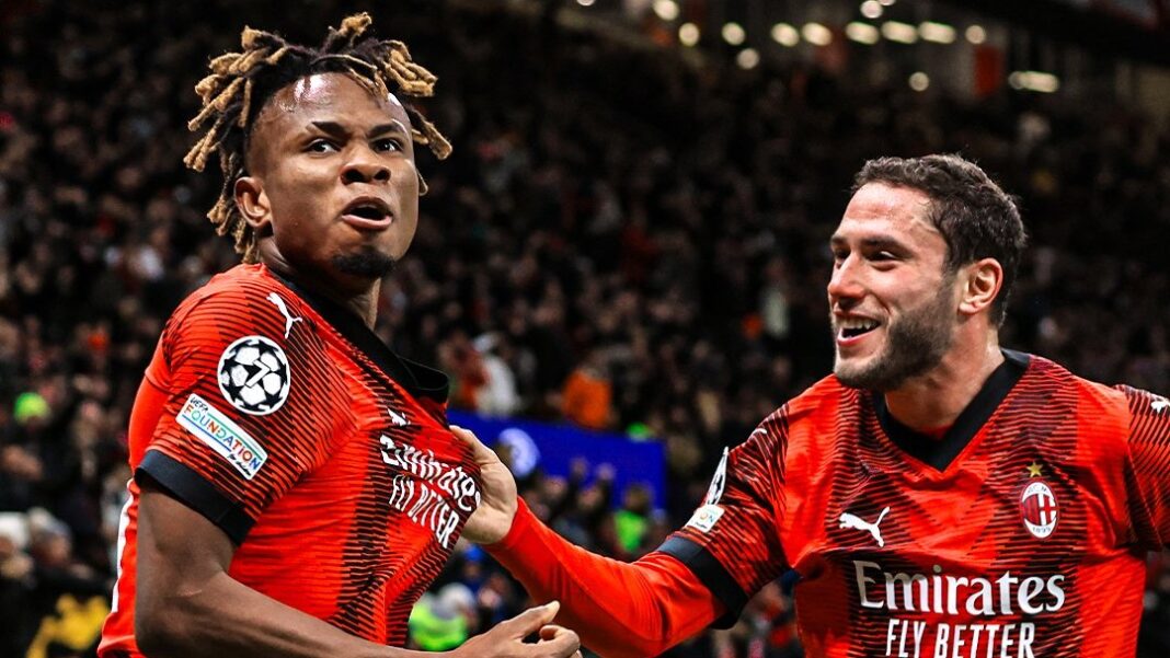 Samuel Chukwueze Davide Calabria AC Milan