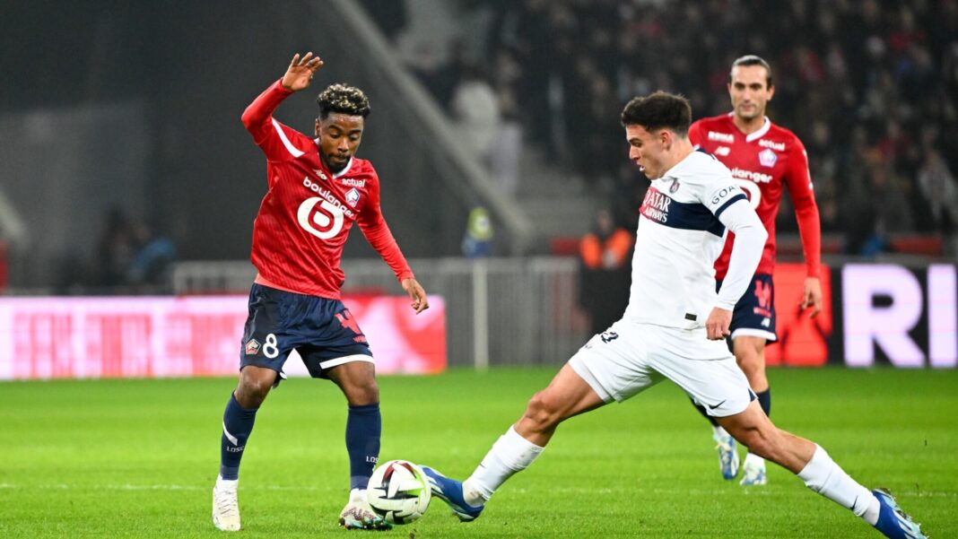 Angel Gomes Lille Manuel Ugarte PSG