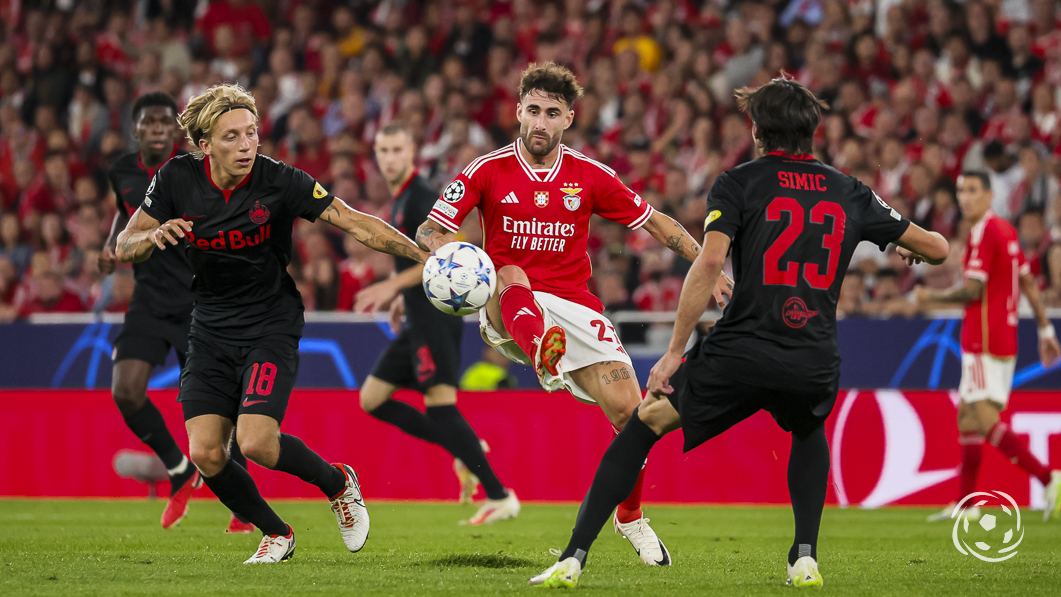 Rafa Silva Mads Bidstrup Benfica Salzburgo