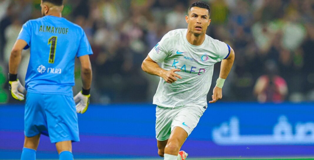 Cristiano Ronaldo a fazer golo pelo Al Nassr