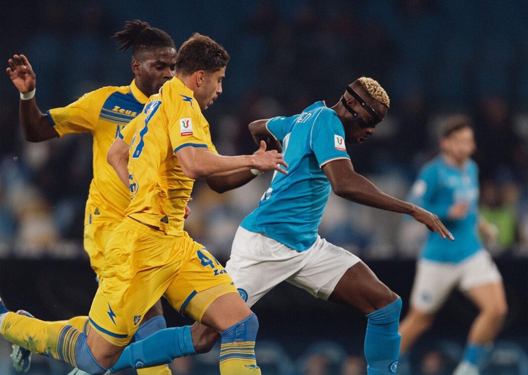 Frosinone vence Napoli na Taça de Itália