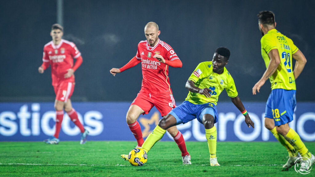 Atletas do Arouca a do Benfica