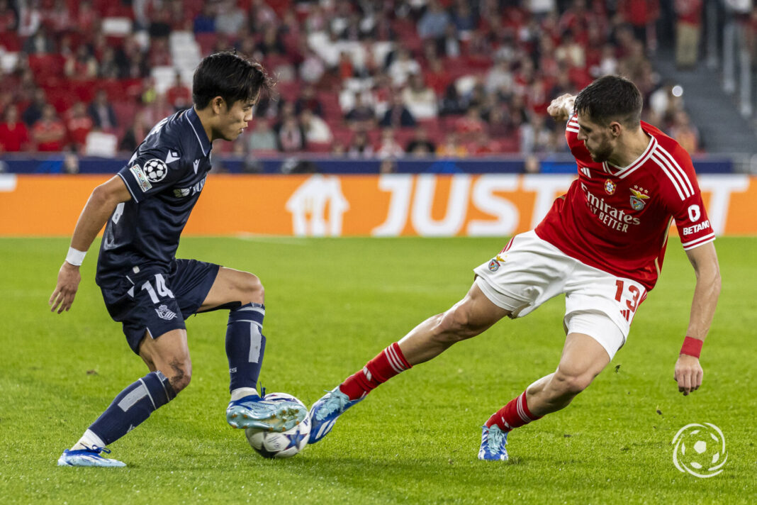 Takefusa Kubo e David Jurásek na Liga dos Campeões