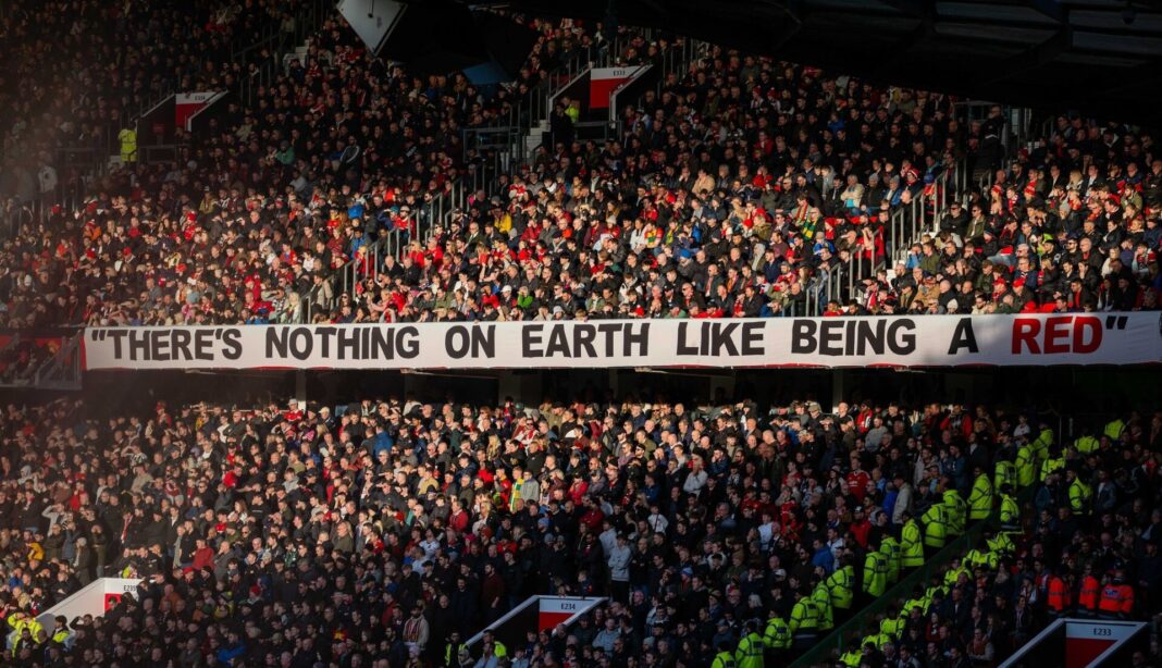 Bancada do Old Trafford, casa do Manchester United