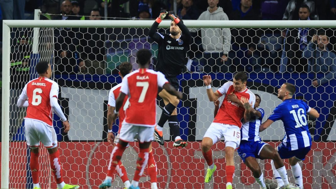 Arsenal FC Porto Jogadores Diogo Costa Estádio Dragão