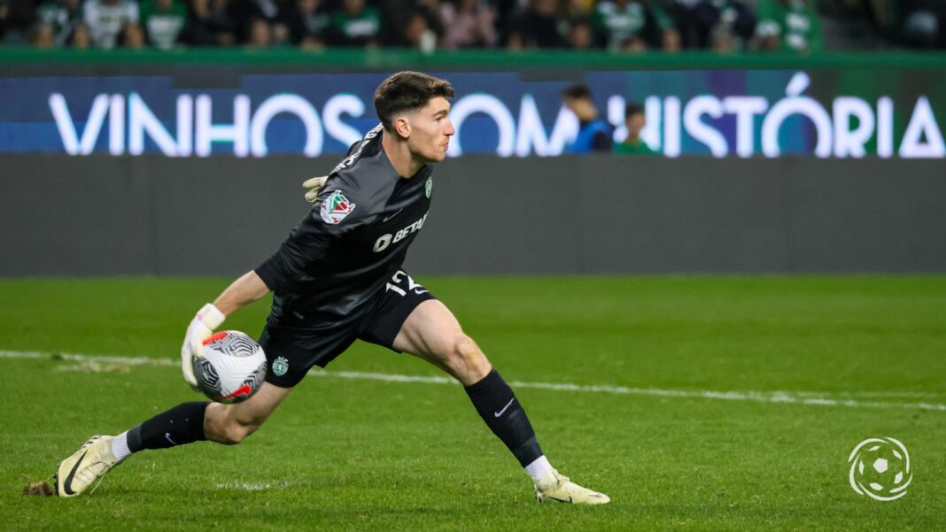 Franco Israel no jogo entre o Sporting e o Benfica para a Taça de Portugal