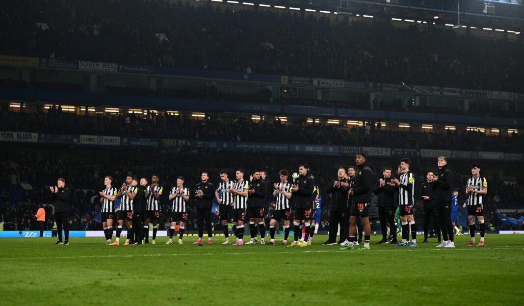 Jogadores do Newcastle