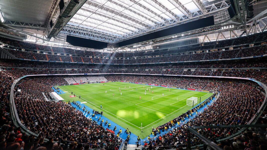 Santiago Bernabéu, estádio do Real Madrid Lunin agenciado por Jorge Mendes
