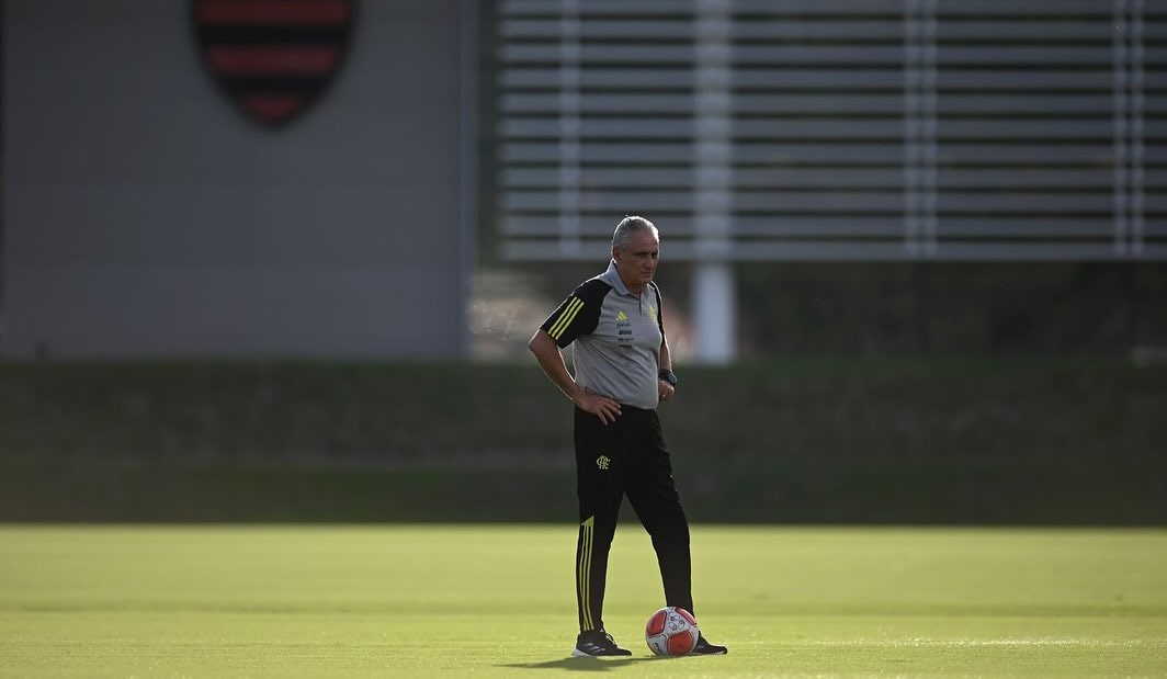 Tite a treinar o Flamengo
