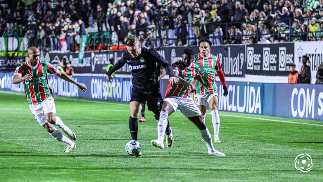 Viktor Gyokeres a jogar no Sporting Estrela da Amadora