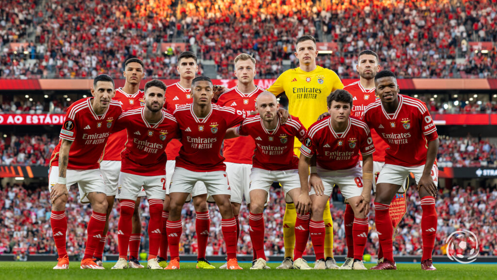 Jogadores do Benfica