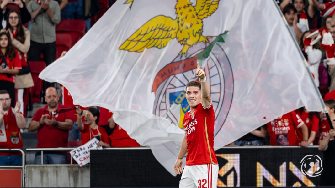 Benjamín Rollheiser estreou-se a marcar com a camisola do Benfica