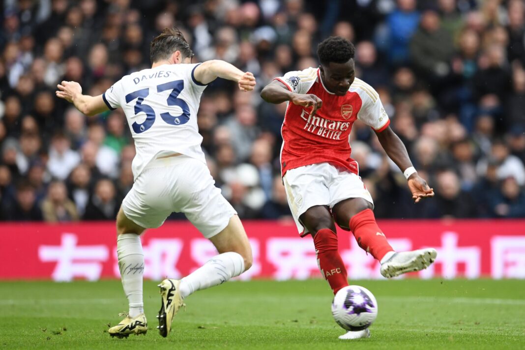 Bukayo Saka Arsenal Tottenham