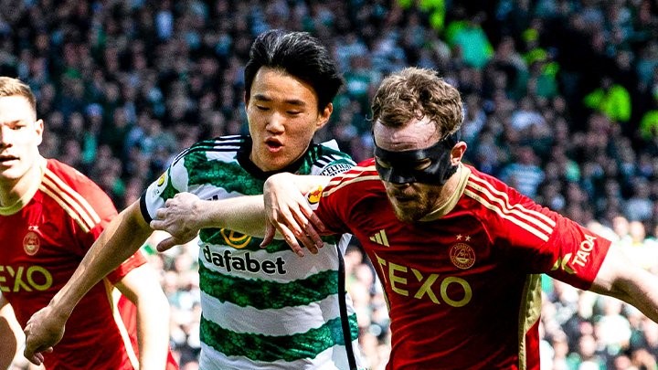 Hyun-Jun Yang Celtic Nicky Devlin Aberdeen