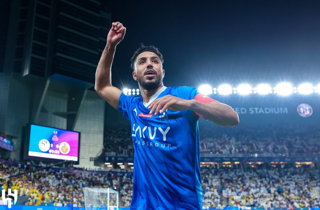 Al Dawsari celebra golo pelo Al Hilal