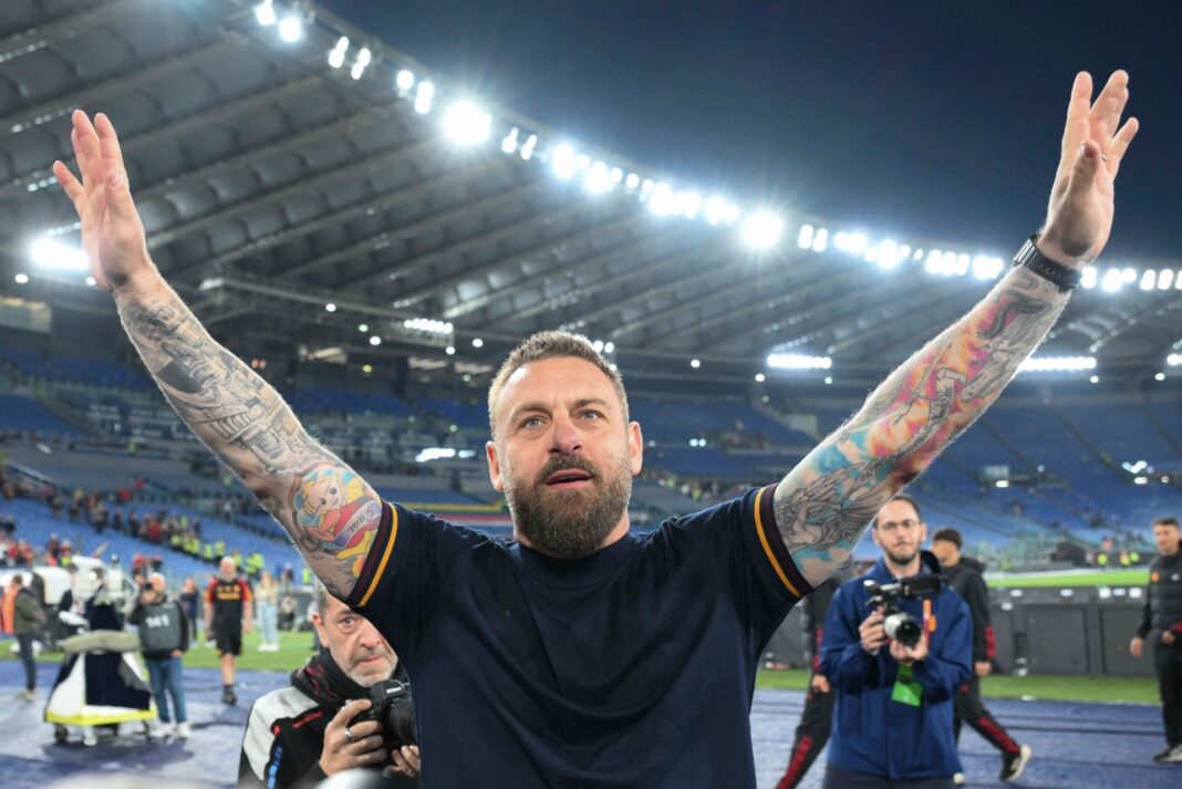 Daniele De Rossi a treinar a AS Roma