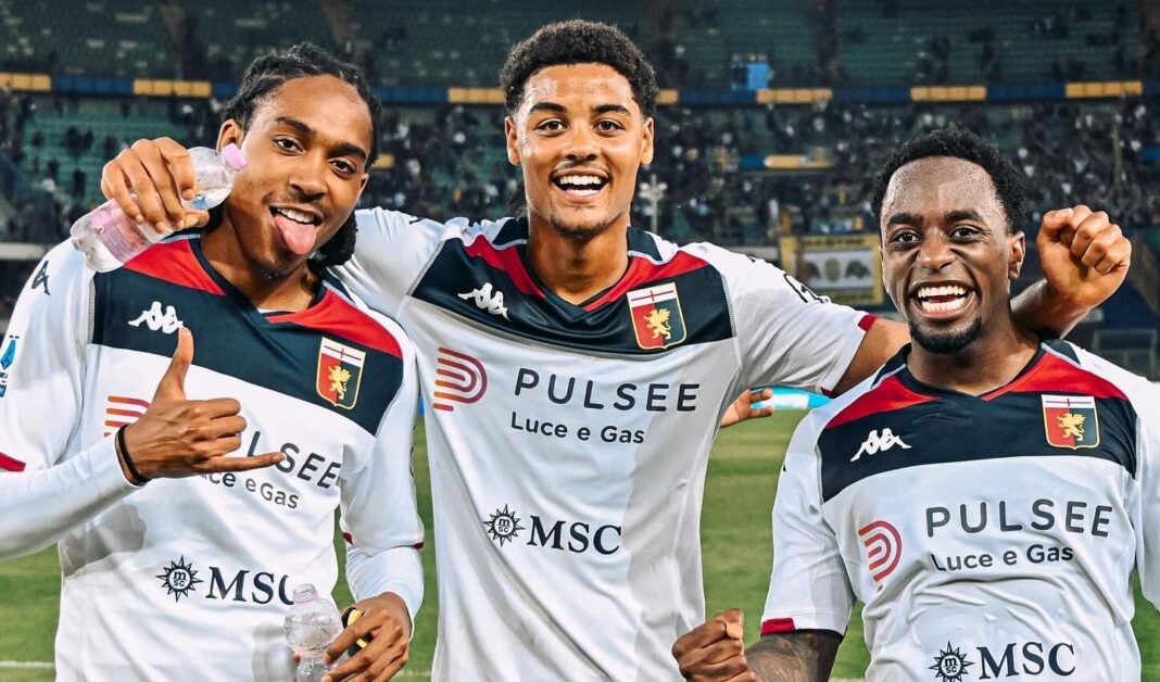 Jogadores do Genoa